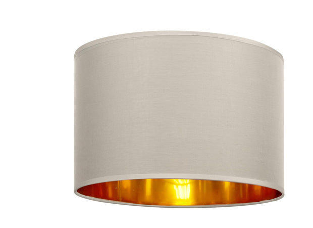 Modern Fabric Easy Fit Pendant Light Shades/Lampshades for Ceiling Lights, Golden inner