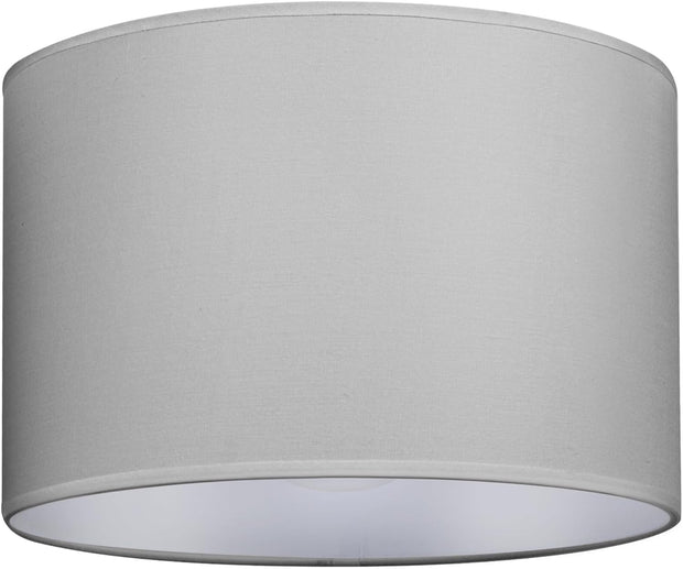 Modern Fabric Easy Fit Pendant Light Shades/Lampshades for Ceiling Lights, White inner