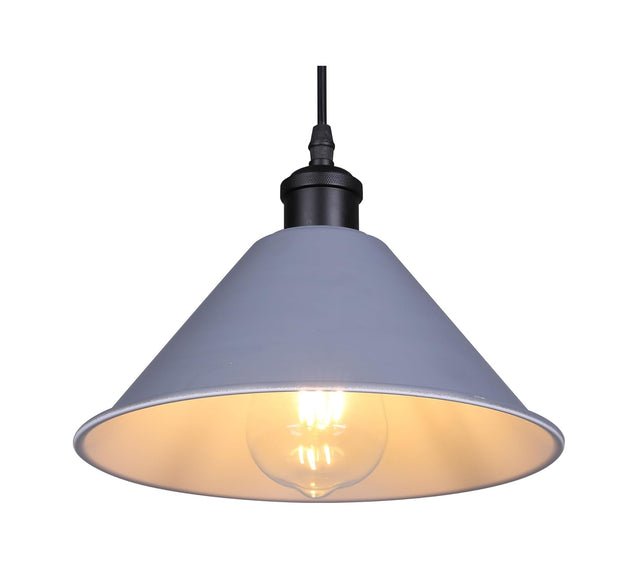 Retro Cone Metal Easy Fit Pendant Lampshades for Ceiling Lights