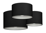 Set of 3 Fabric Lamp Shades or Light Shades 8" 10" & 12"