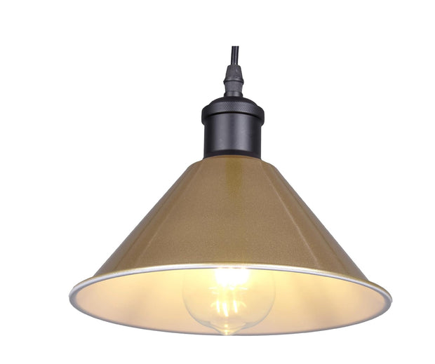 Retro Cone Metal Easy Fit Pendant Lampshades for Ceiling Lights