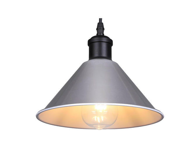 Retro Cone Metal Easy Fit Pendant Lampshades for Ceiling Lights