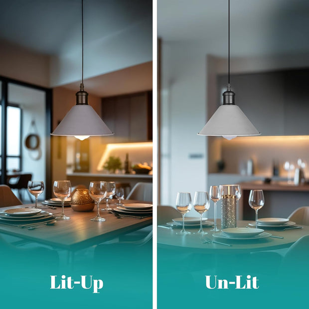 Retro Cone Metal Easy Fit Pendant Lampshades for Ceiling Lights