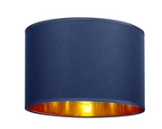 Modern Fabric Easy Fit Pendant Light Shades/Lampshades for Ceiling Lights, Golden inner