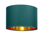 Modern Fabric Easy Fit Pendant Light Shades/Lampshades for Ceiling Lights, Golden inner