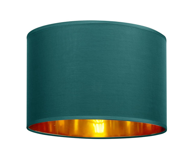 Modern Fabric Easy Fit Pendant Light Shades/Lampshades for Ceiling Lights, Golden inner