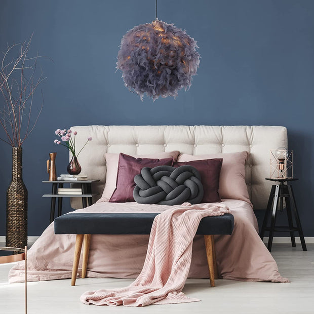 Modern Feather Ceiling Light Shade or Lampshade