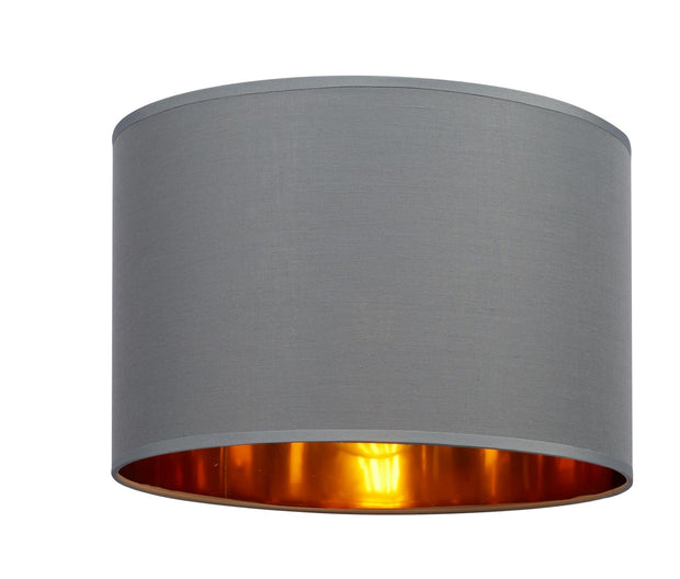 Modern Fabric Easy Fit Pendant Light Shades/Lampshades for Ceiling Lights, Golden inner