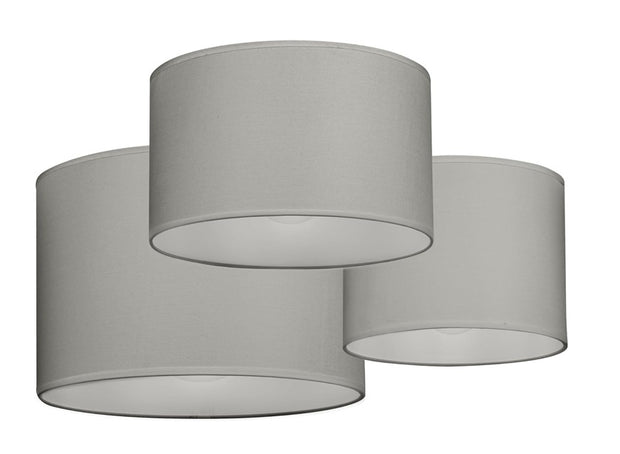 Set of 3 Fabric Lamp Shades or Light Shades 8" 10" & 12"