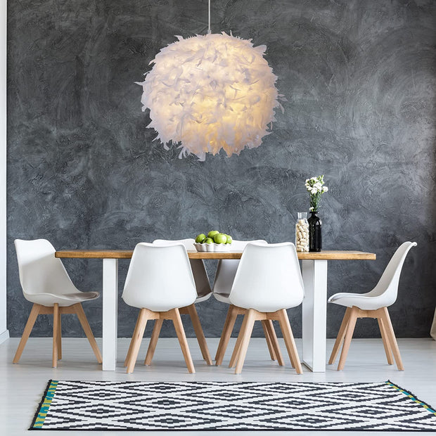 Modern Feather Ceiling Light Shade or Lampshade