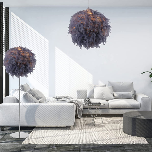 Modern Feather Ceiling Light Shade or Lampshade