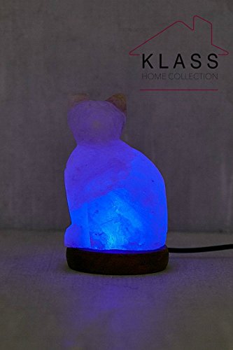 Cat shaped Colour Changing LED Salt Lamp - Klass Home