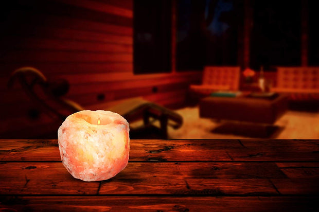 Natural Salt Crystal Tea Light - Klass Home
