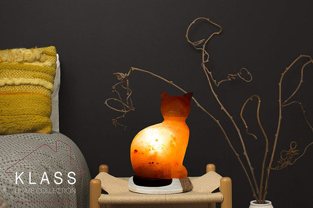 Himalayan Salt Lamp CAT Salt Lamp - Klass Home